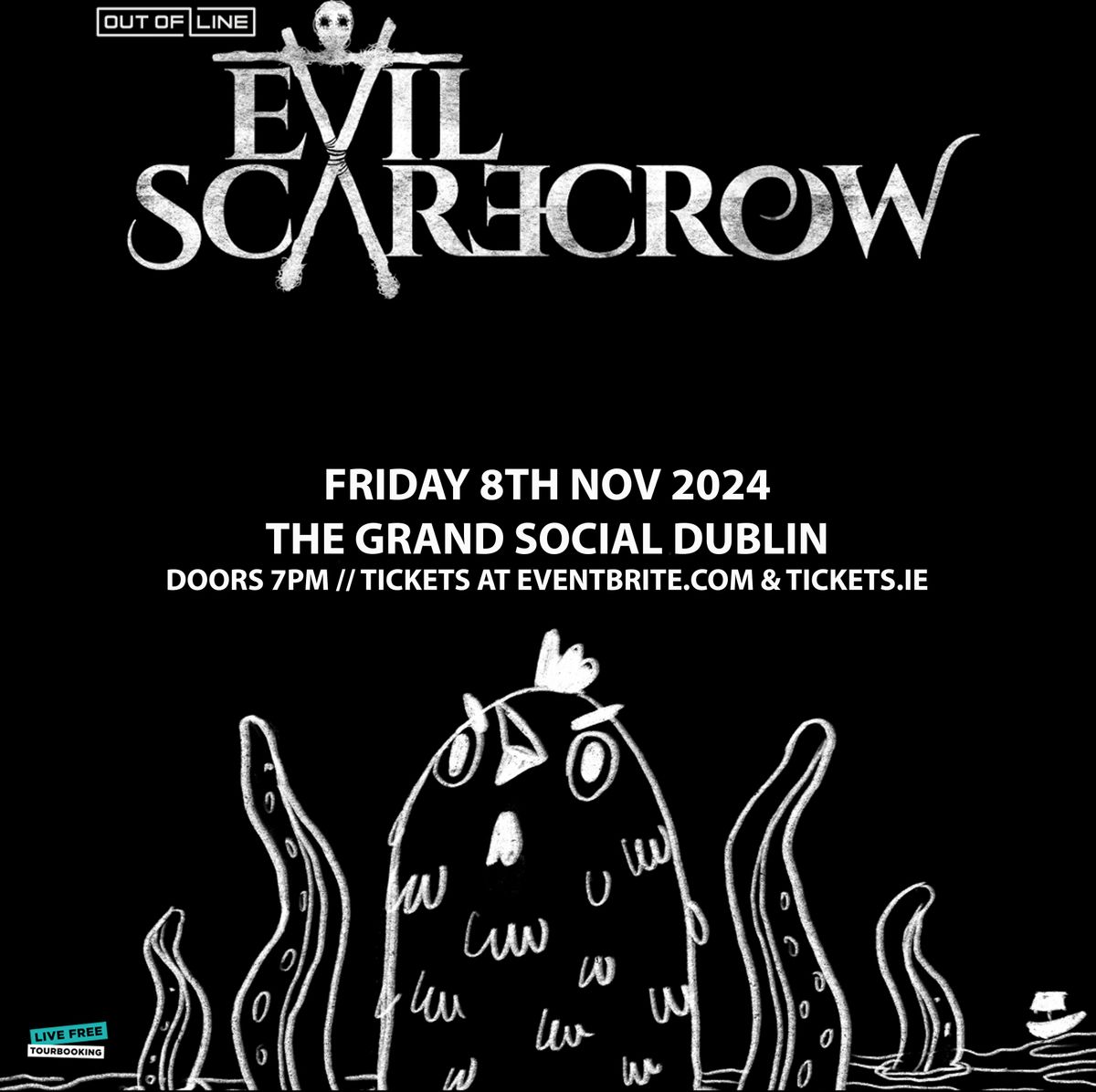 Evil Scarecrow at The Grand Social Dublin 8\/11\/24