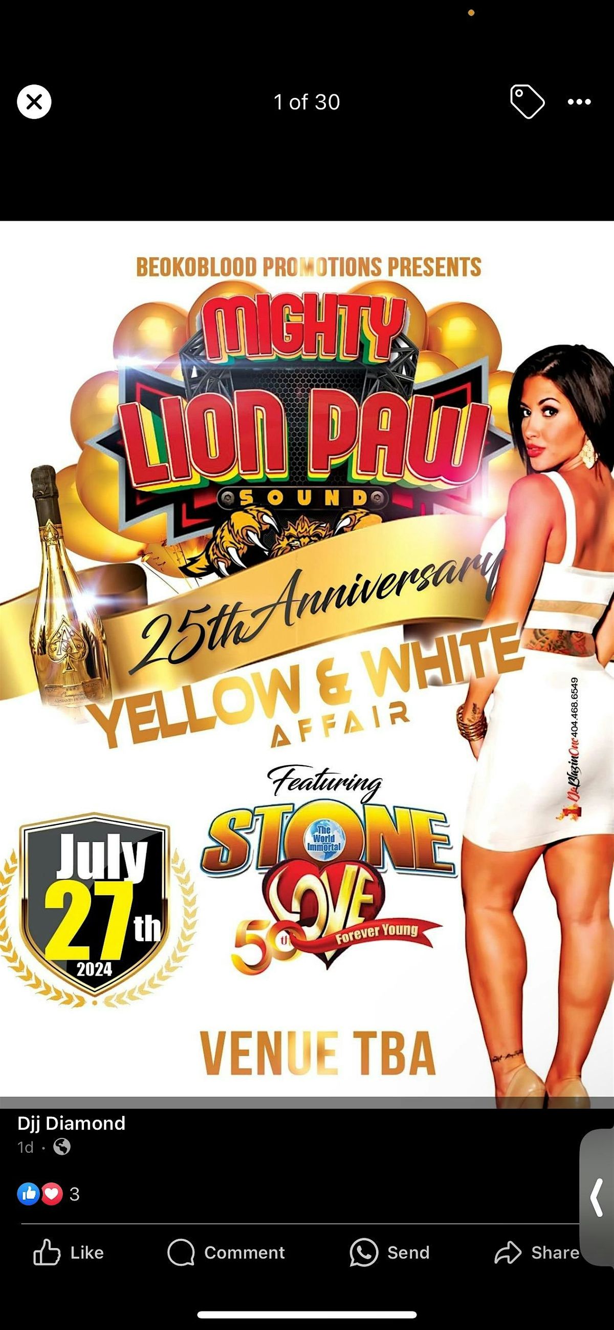 Lion Paw 25th Anniversary: Yellow & White Affair