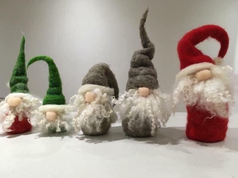 Needle Felted Tomtes \/ Santas Workshop Concept Corner Wallasey