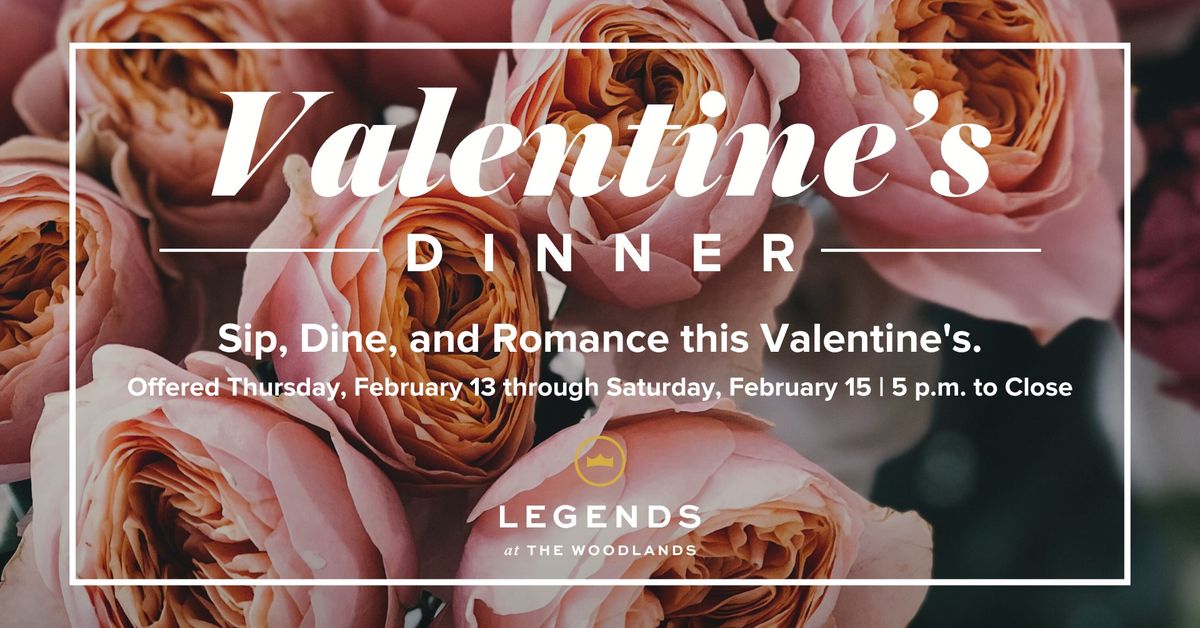 Valentine's Dinner at Legends at the Palmer