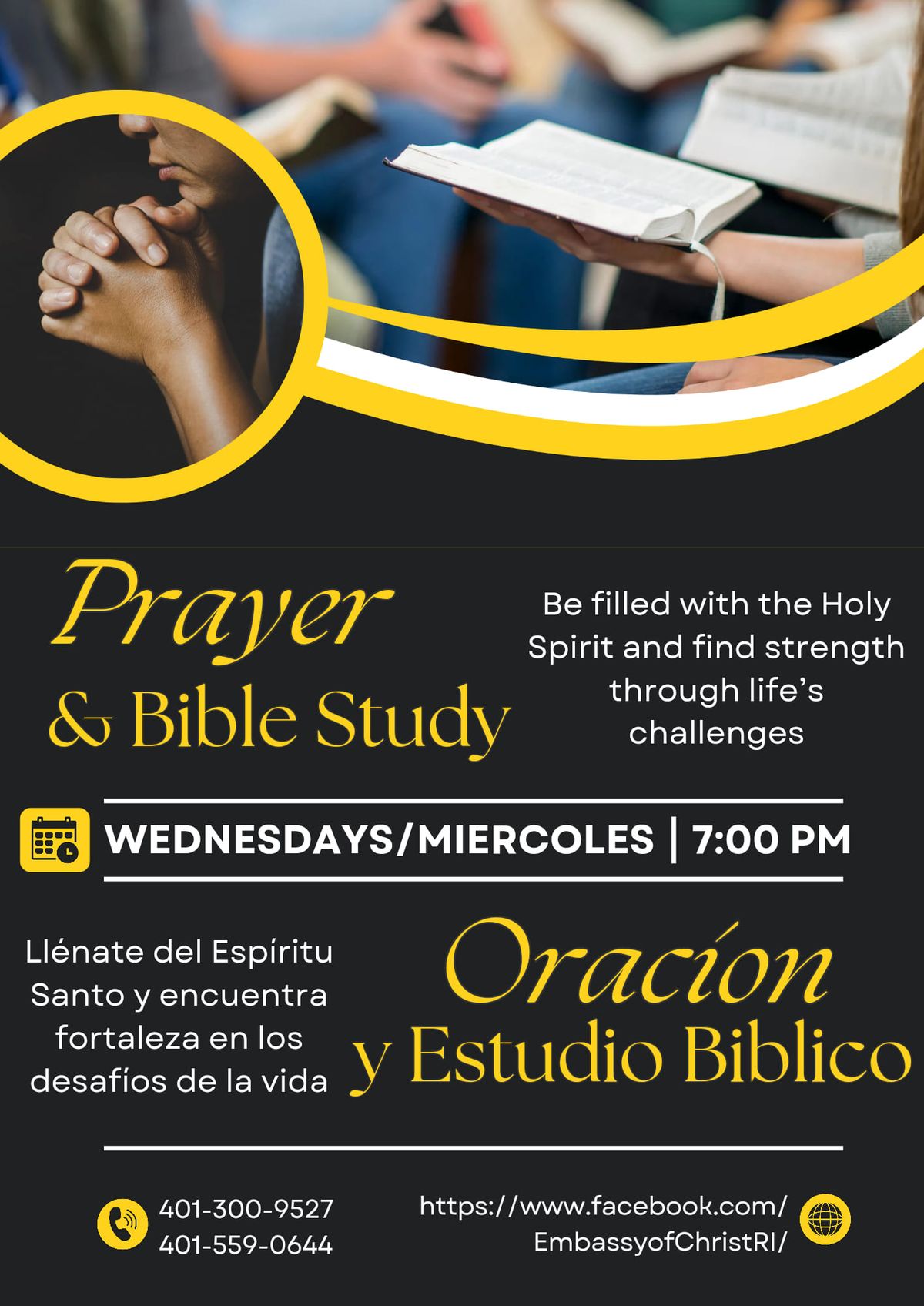 Prayer & Bible Study | Oracion y Estudio Biblico