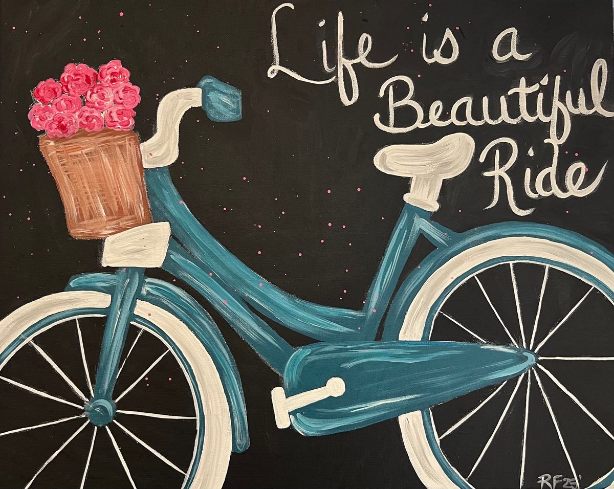 Let\u2019s Paint - Beautiful Ride @ Warehouse Bar + Kitchen 6 to 8 pm