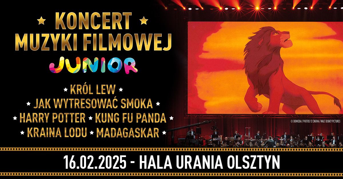 Olsztyn: Koncert Muzyki Filmowej Junior - Olsztyn