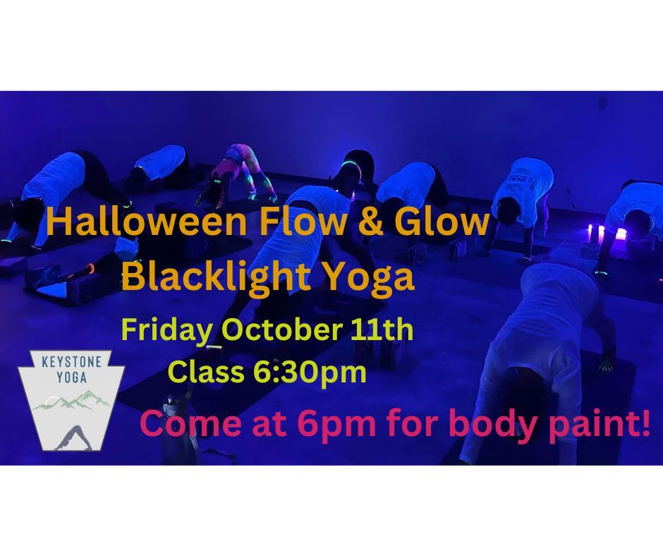 Halloween Flow & Glow Blacklight Yoga