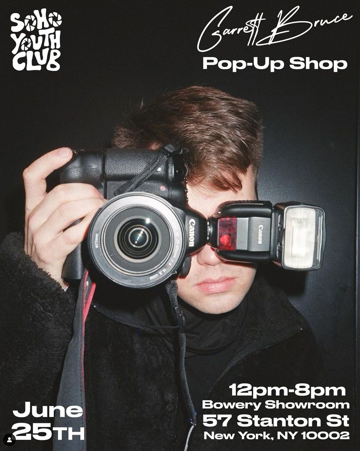 Garrett Bruce x Soho Youth Club Photography Workshop & Pop Up