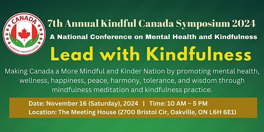 Kindful Canada Symposium: Conference on Mental Health and Kindfulness