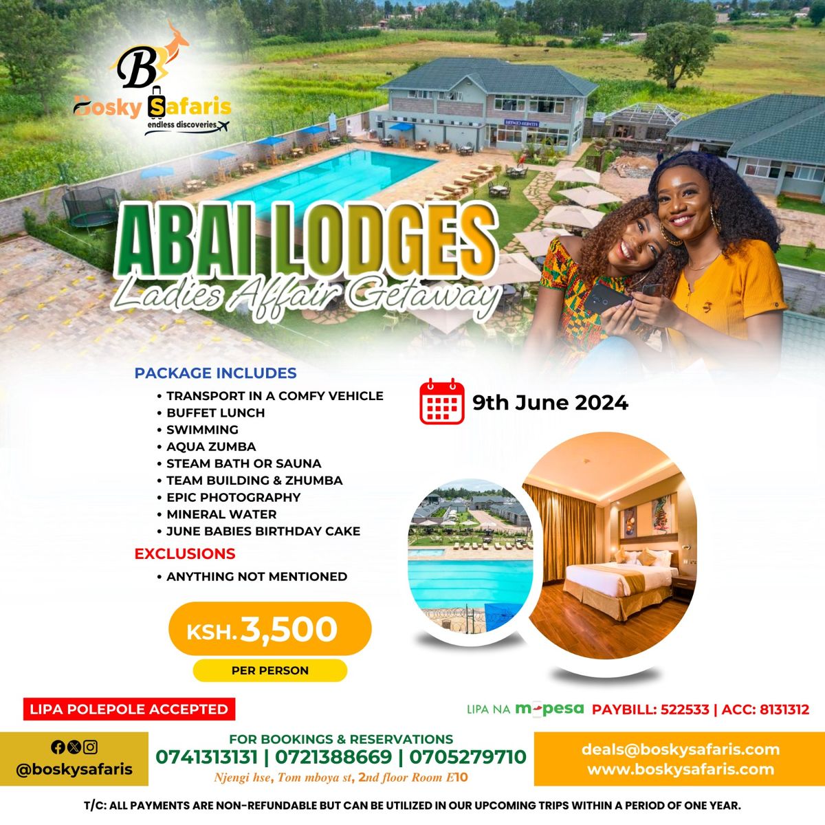 Abai Lodges- Ladies Only Getaway 
