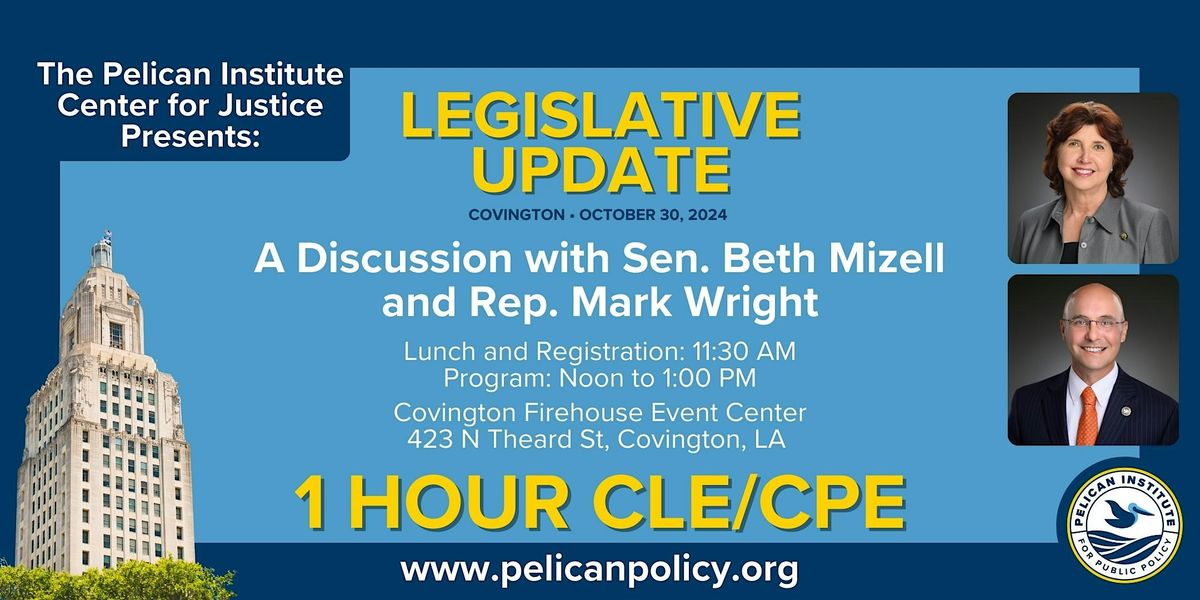 Legislative Update with Sen. Beth Mizell and Rep. Mark Wright