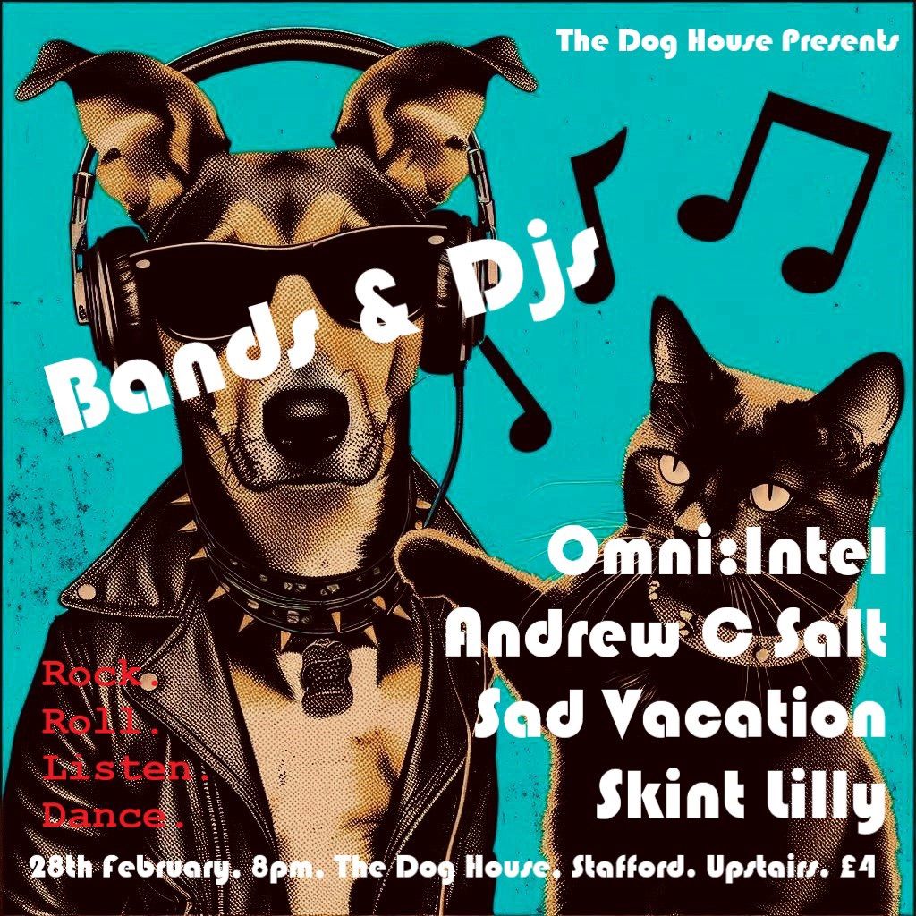 The Dog House Presents - Skint Lilly, Sad Vacation, Andrew C Salt plus Djs Omni : Intel