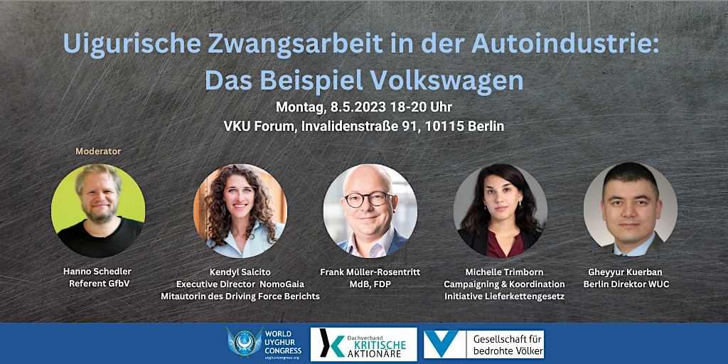 Uigurische Zwangsarbeit In Der Autoindustrie: Das Beispiel VW, VKU ...