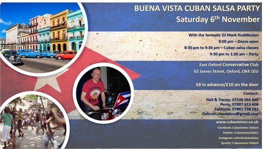 Buena Vista Cuban Salsa Party