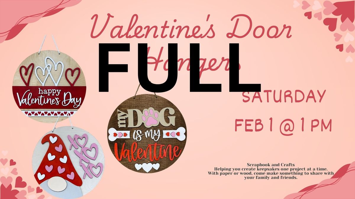 FULL - This is Closed Valentine's #2 Door Hanger