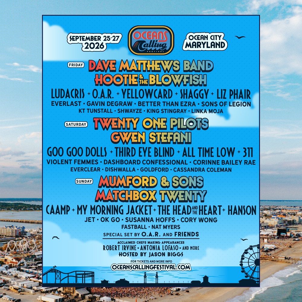 2026 Oceans Calling Festival - Sunday at Ocean City Inlet