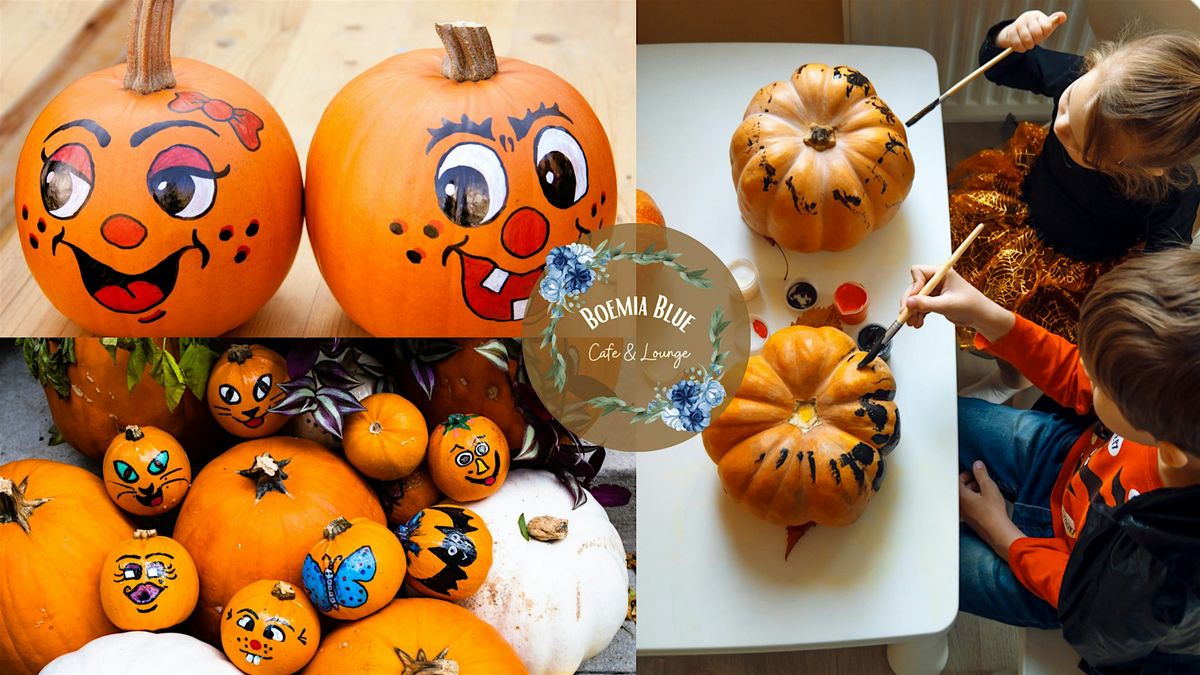 Kids Pumpkin Painting Activity