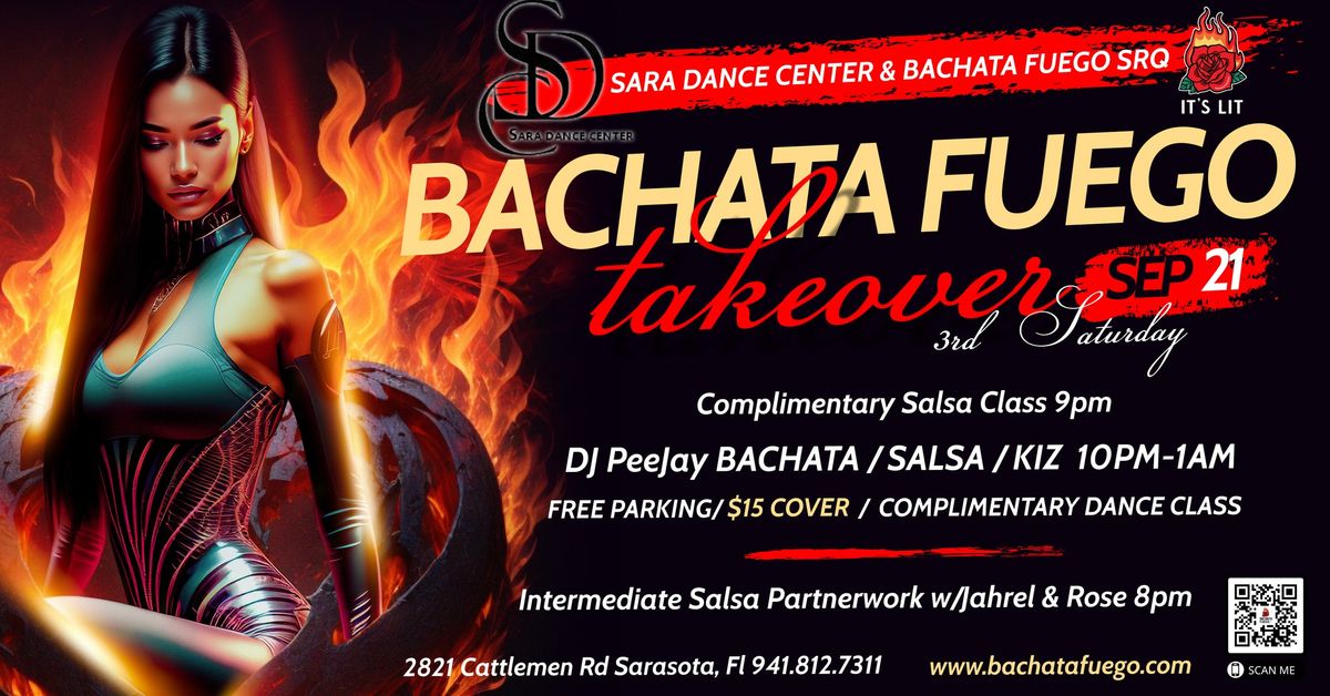 September 21-Bachata Fuego Takeover@Sara Dance Center