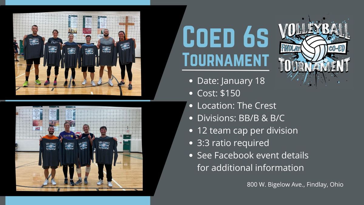 BB\/B & B\/C Coed Indoor Volleyball Tournament