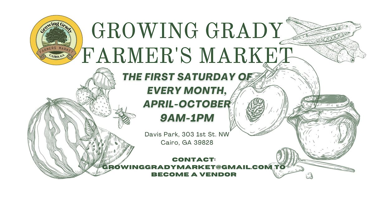 Growing Grady Farmers Market Vendor Sign-Up