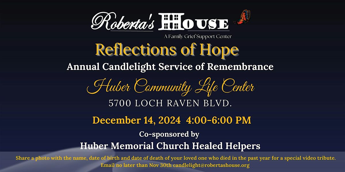 Reflections of Hope: Annual Candlelight Service of Remembrance