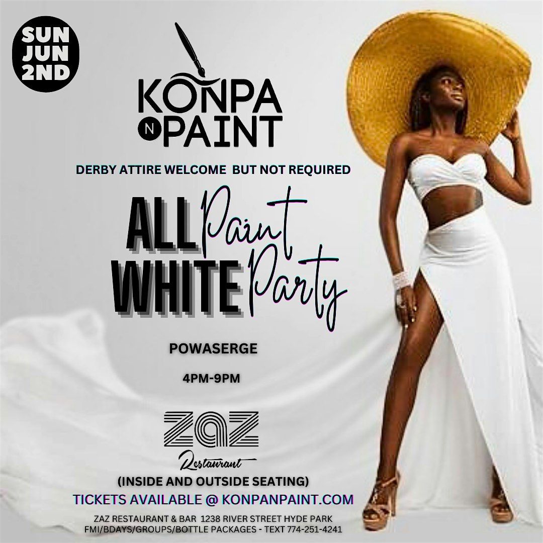 ALL WHITE PAINT PARTY!
