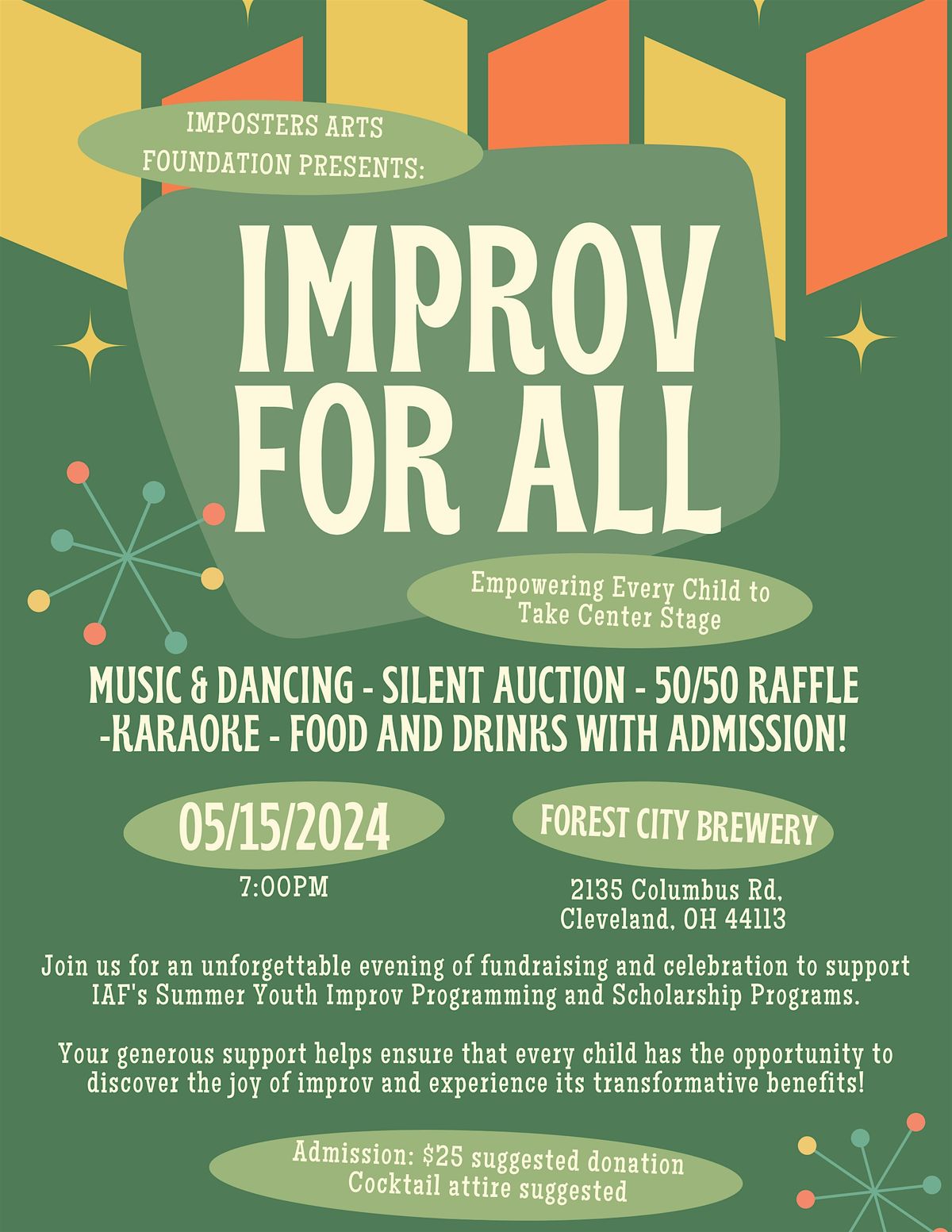 Imposters Arts Foundation presents:  Improv for All