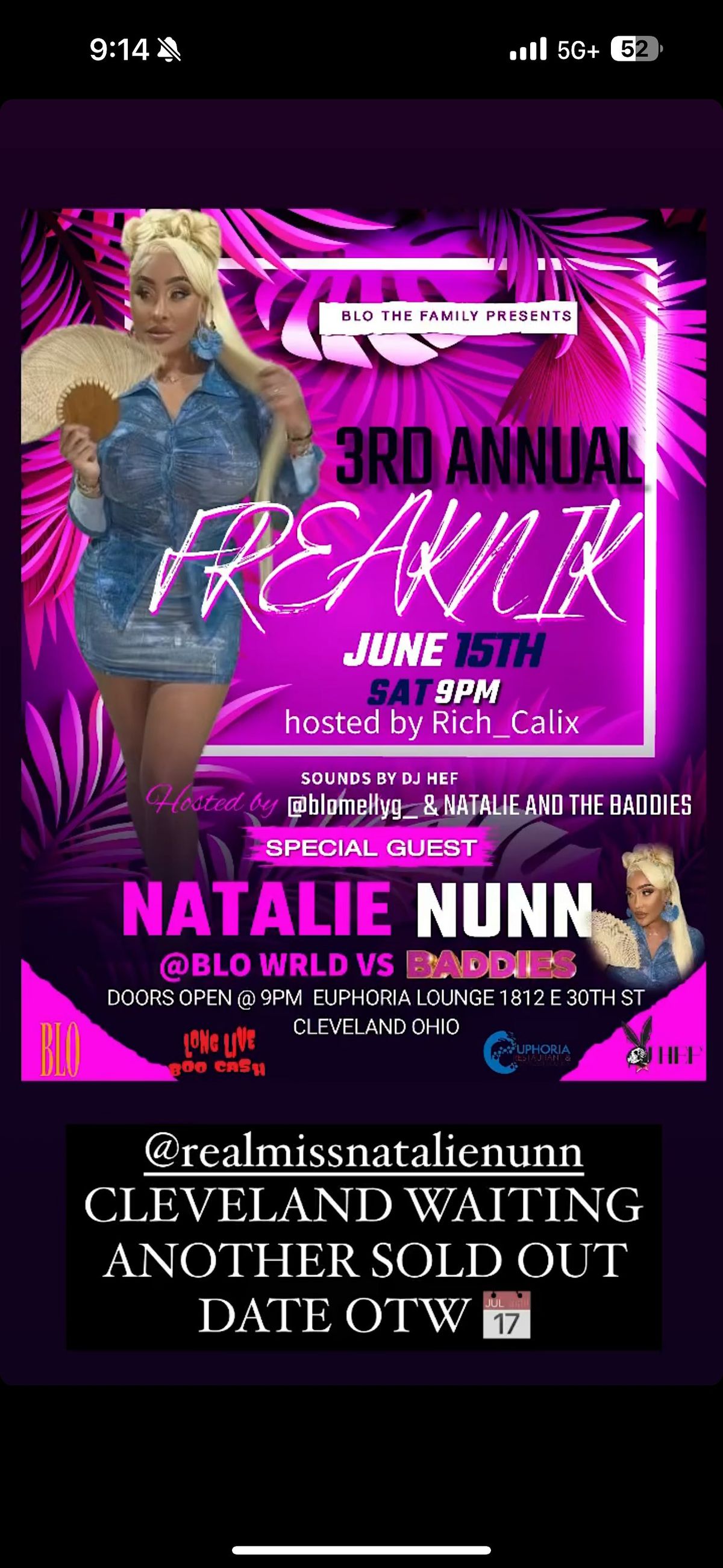 JUNE 15TH ALL ROADS LEAD TO The OFFICIAL 3RD ANNUAL FREAKNIK BLO VS BADDIES