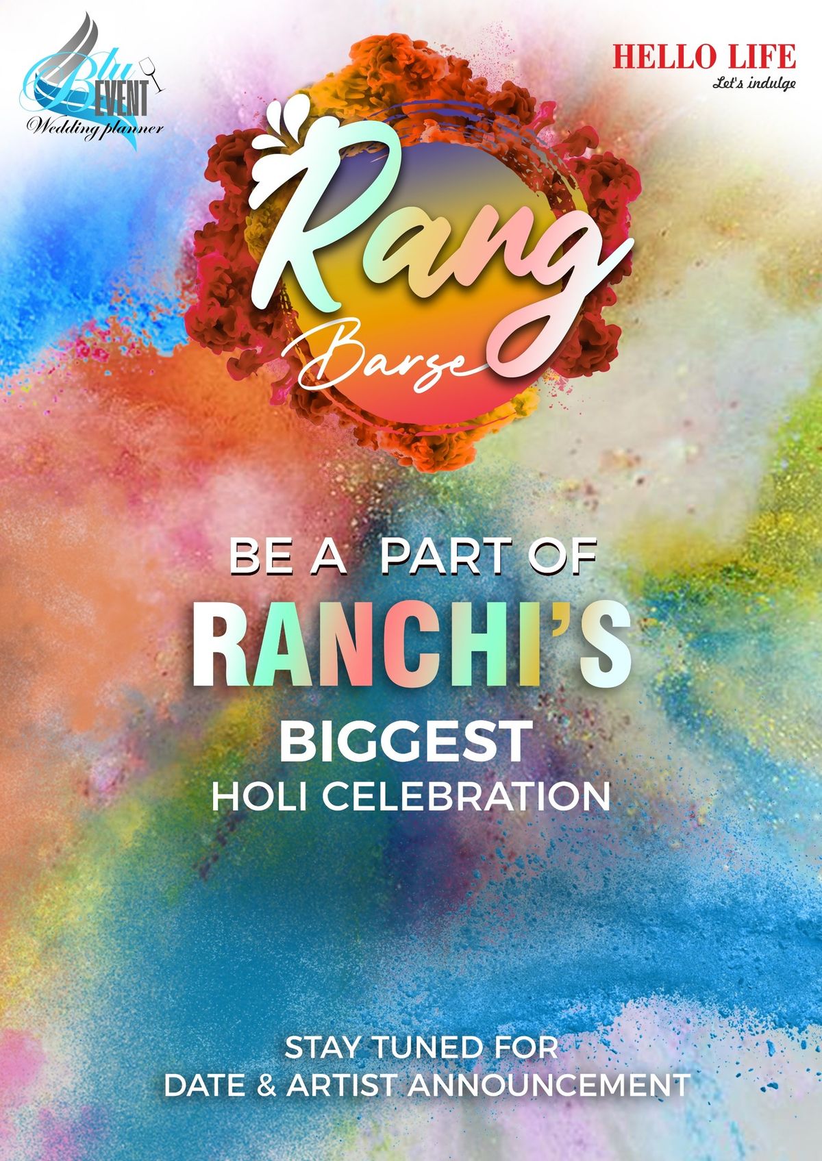 BIGGEST HOLI BASH of the year in Ranchi