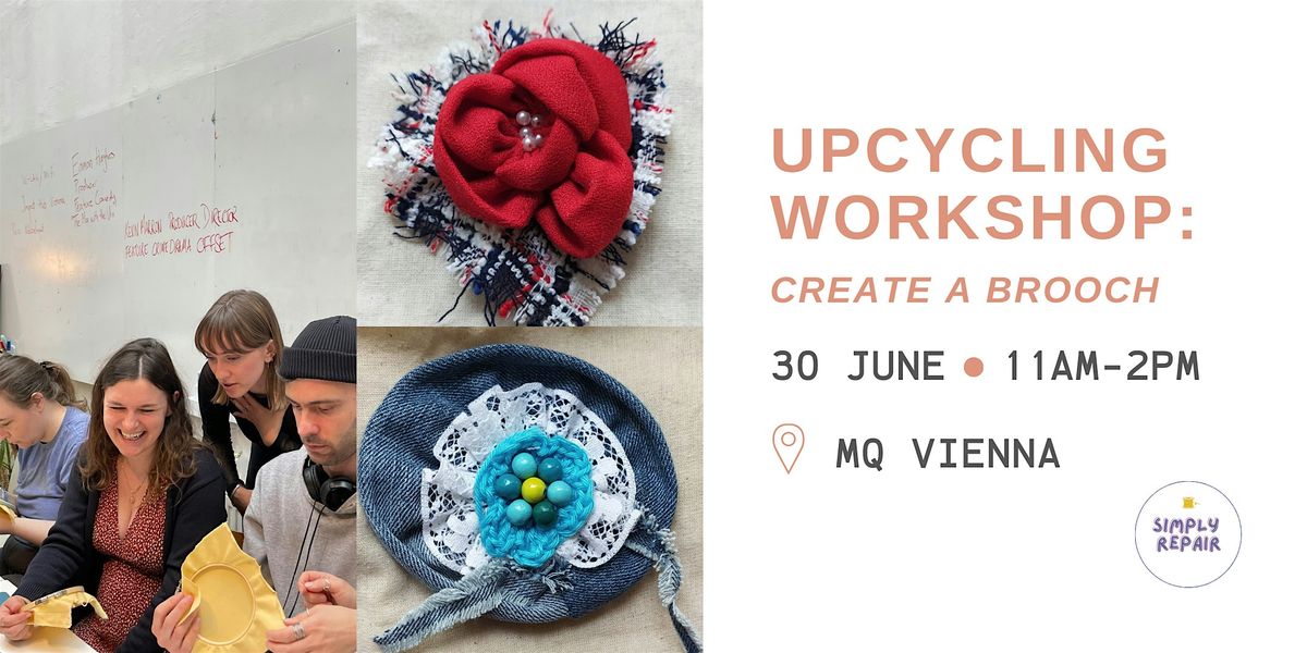 Upcycling workshop: create a unique brooch
