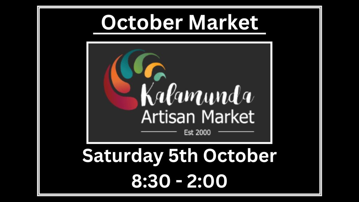 October Kalamunda Artisan Market