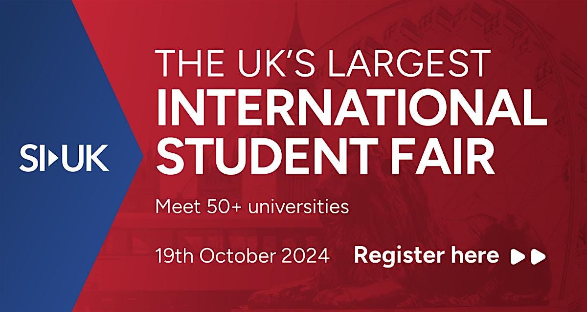 SI-UK UK University Fair for International Students in the UK