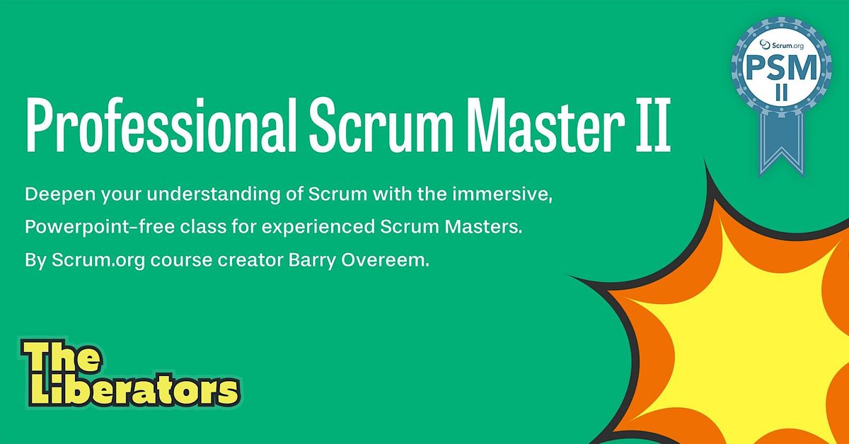 Professional Scrum Master II (2 days)