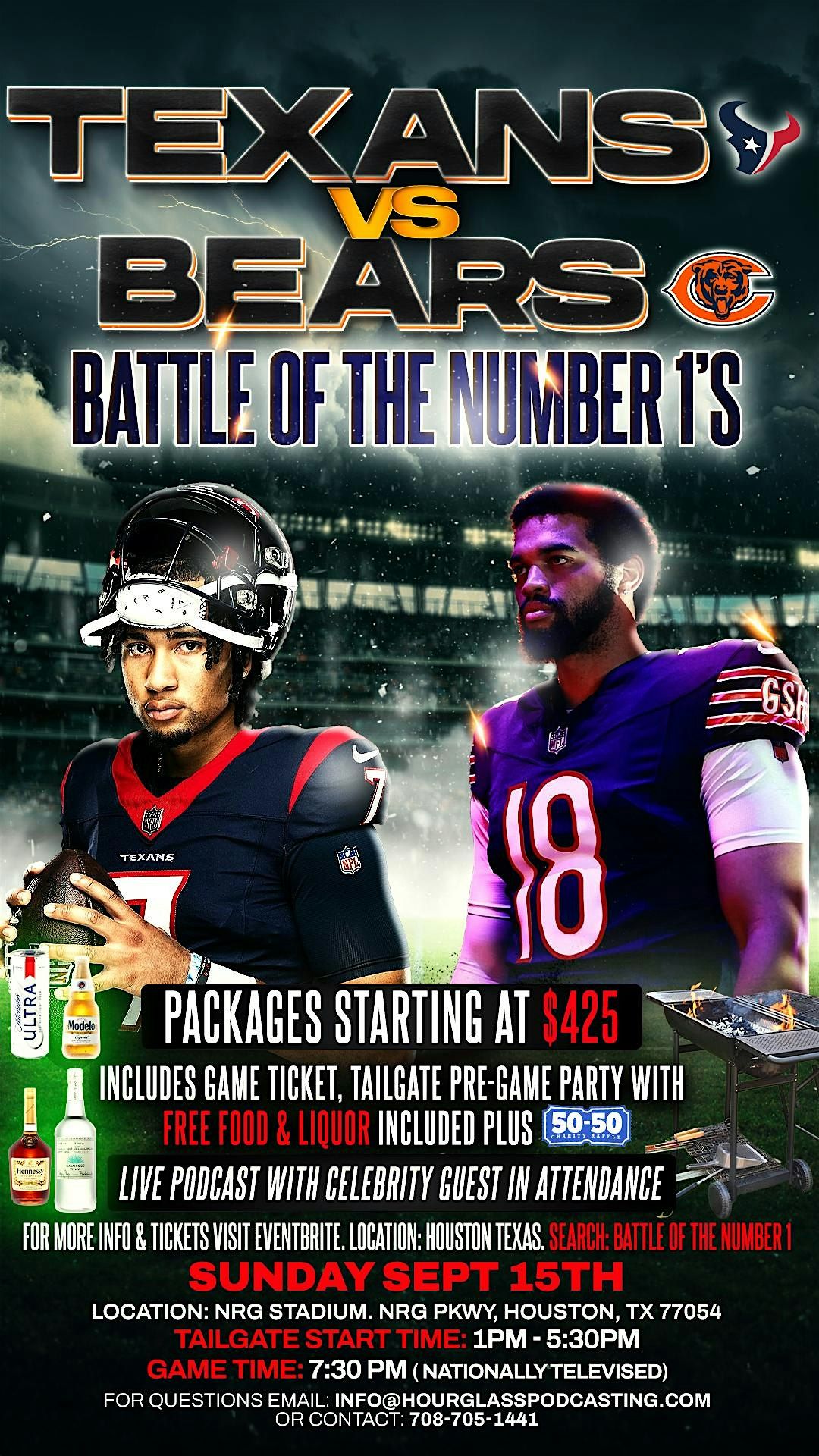 Houston Texans Vs. Chicago Bears Battle Of The Number 1\u2019s