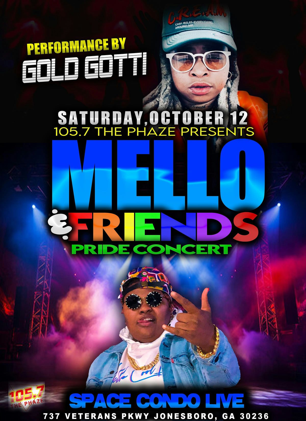 Mello & Friends Pride Concert LIVE Performance By Gold Gotti