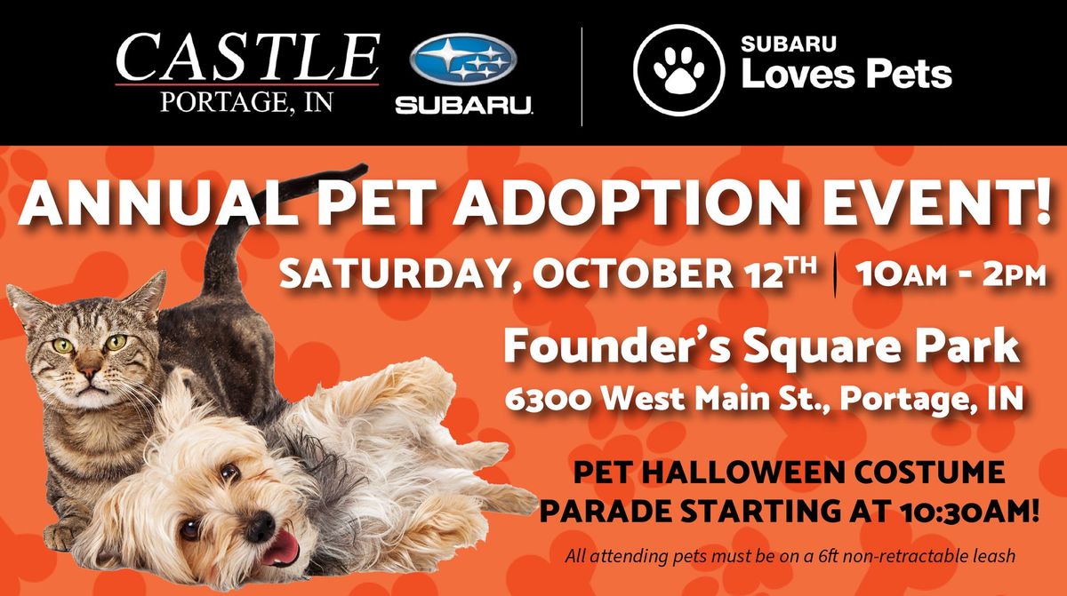 2024 Castle Subaru Annual Pet Adoption Event