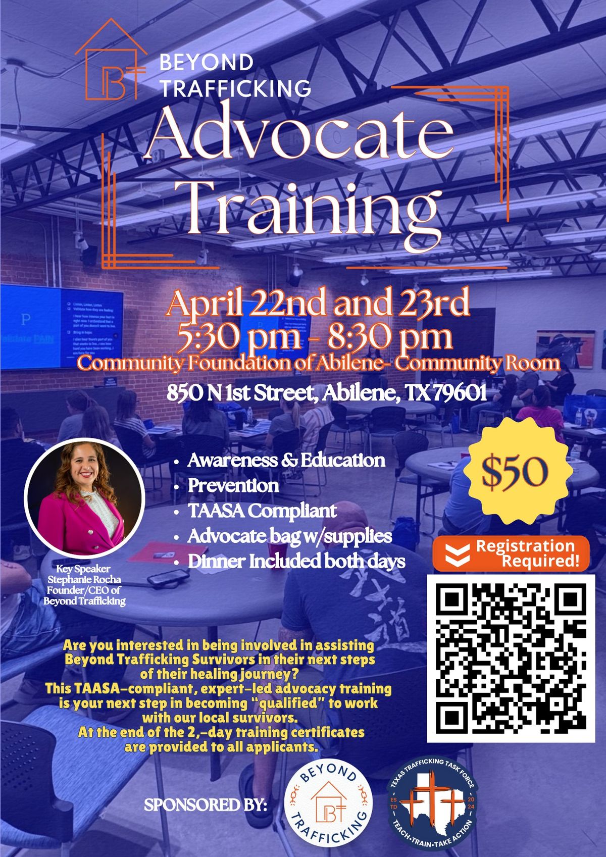 Beyond Trafficking Advocate Training