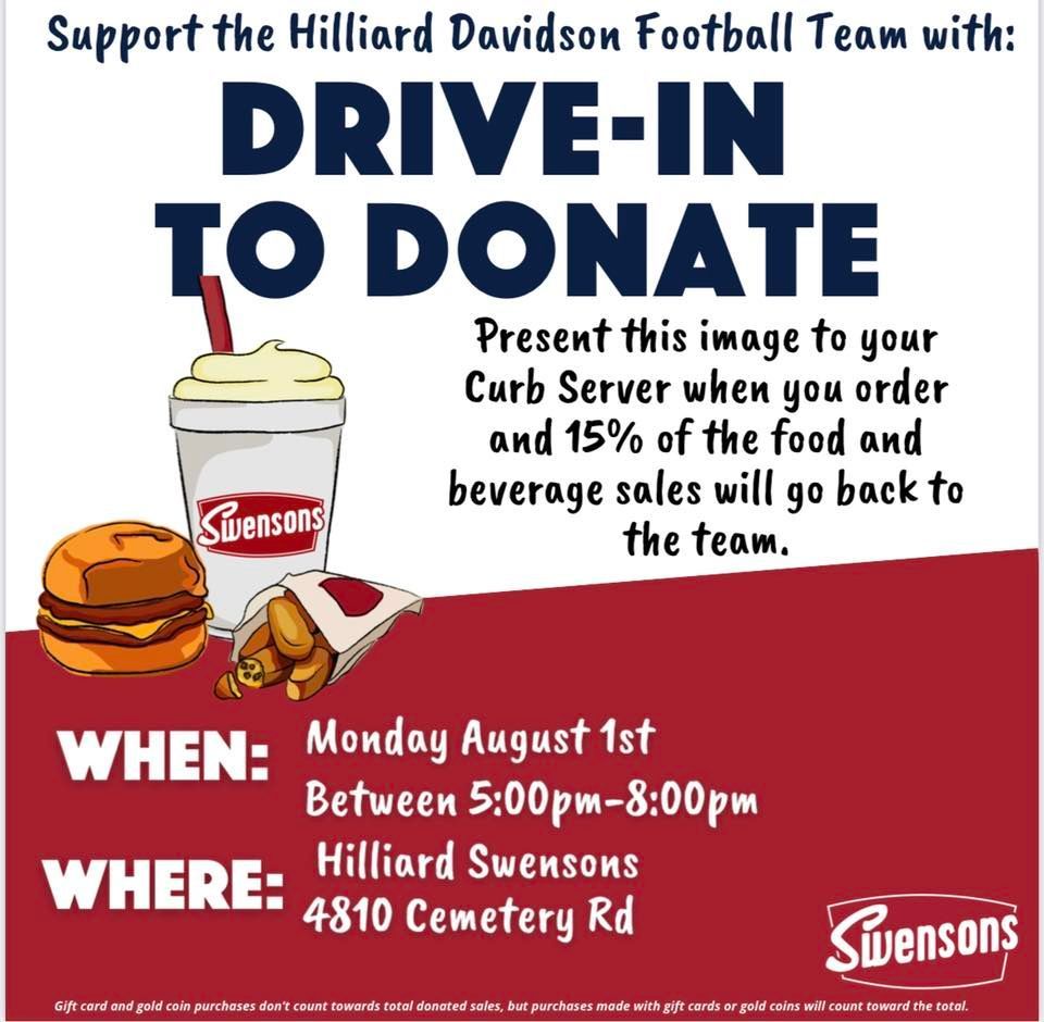 Swensons Drive-In to Donate