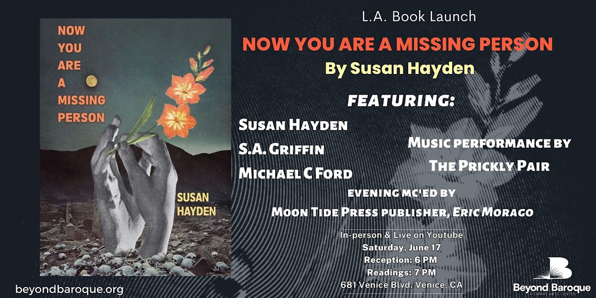 L.A. Book Launch: Now You Are A Missing Person by Susan Hayden