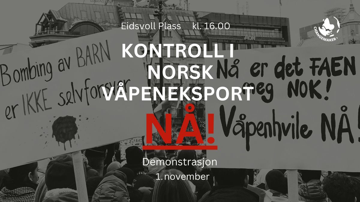 Kontroll i norsk v\u00e5peneksport N\u00c5!