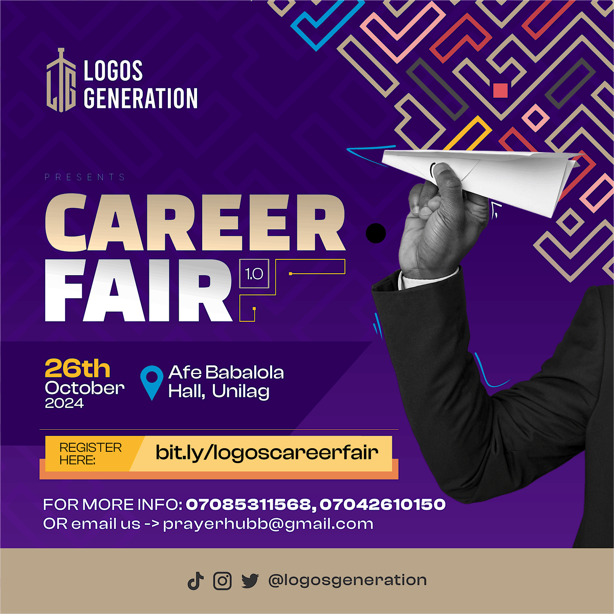 LOGOS GENERATION CAREER FAIR 1.0