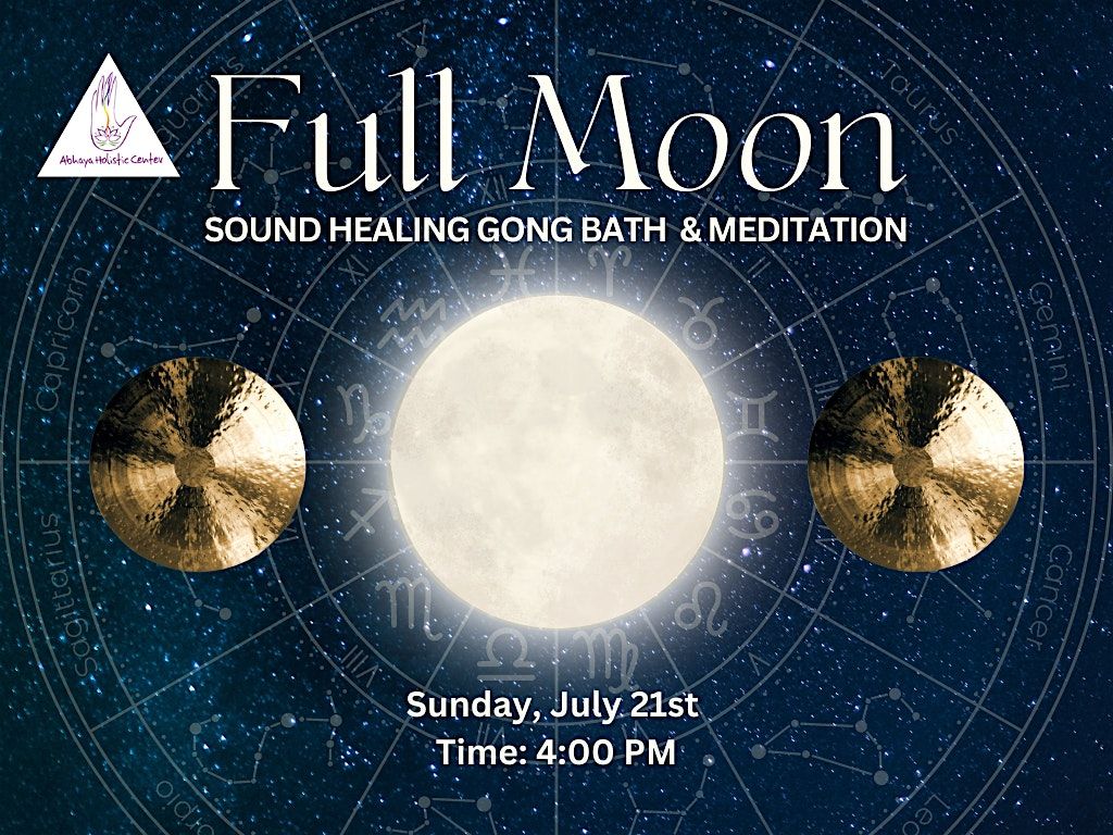 Full Moon Gong Bath & Meditation