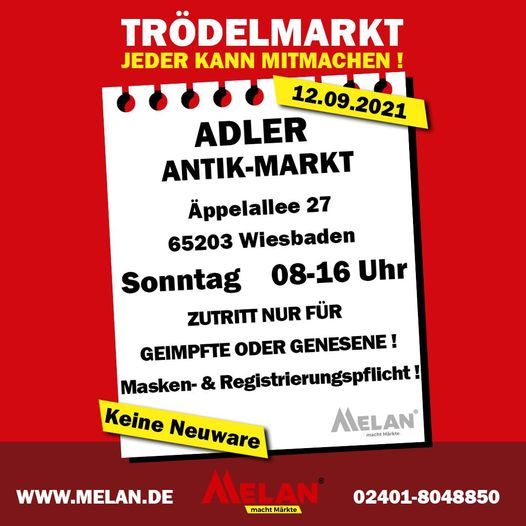 Wiesbaden Adler Antikmarkt 12.09.