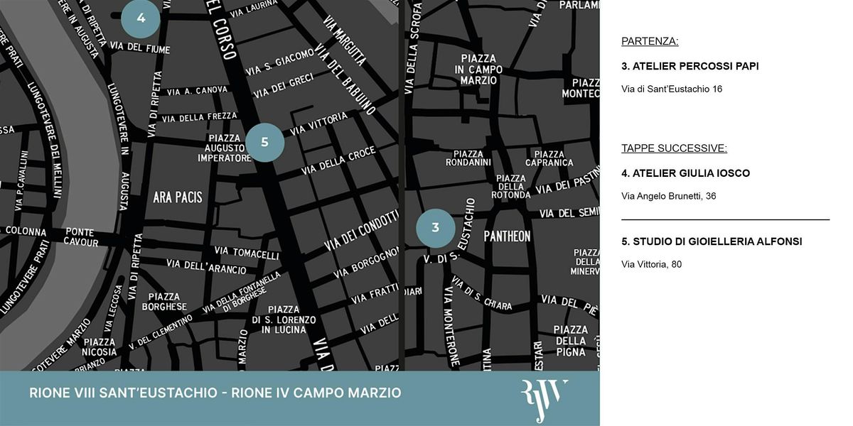 TOUR RIONI VIII, IV - SANT\u2019EUSTACHIO, CAMPO MARZIO_RJW 2024