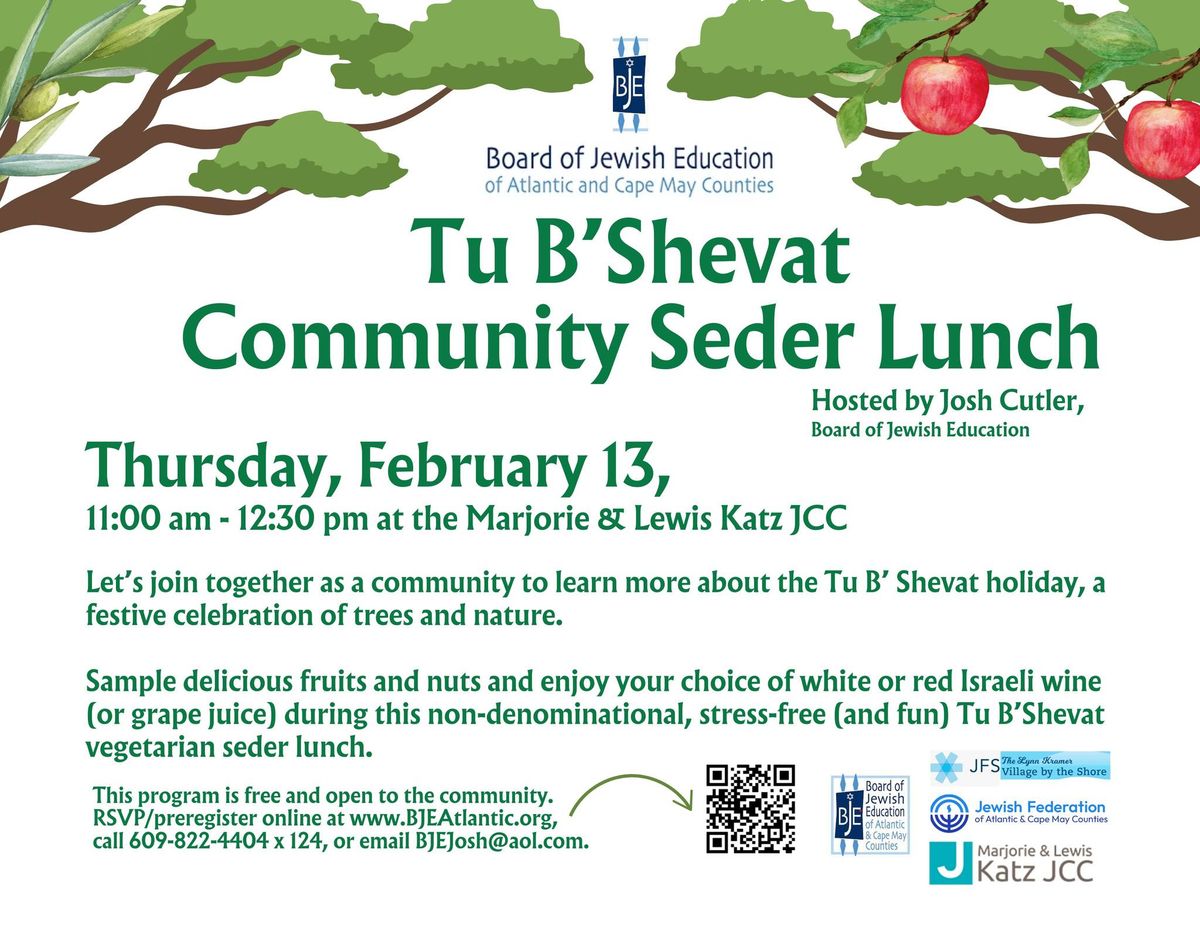 BJE Tu B'Shevat Community Seder