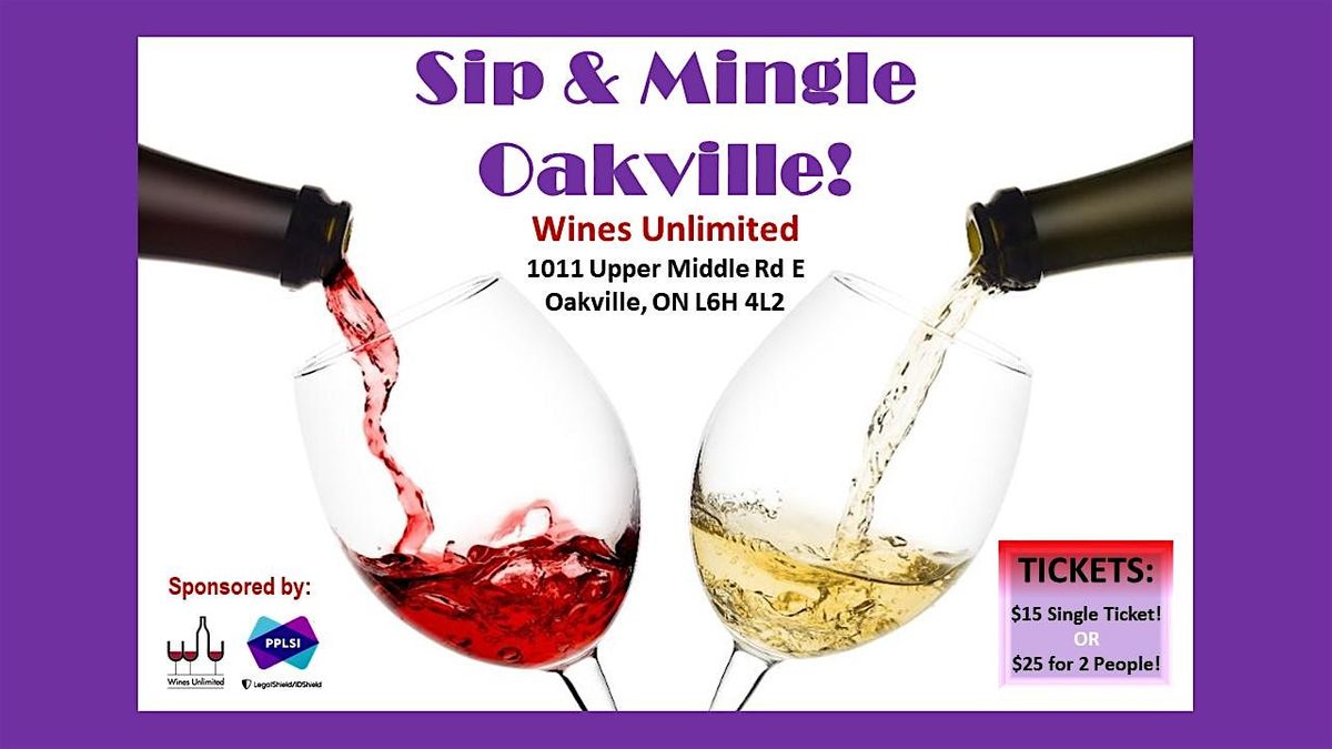 Sip and Mingle Business Networking Social - Oakville!