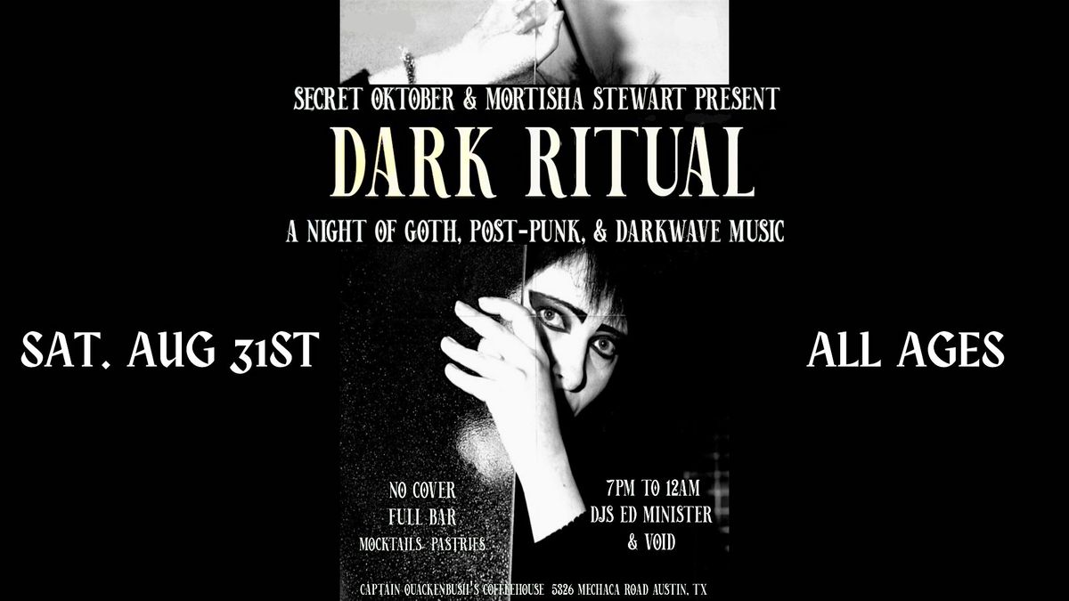 Dark Ritual: A night of goth, post-punk & darkwave music