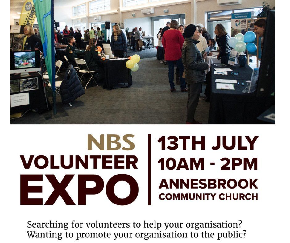 The NBS Volunteer Expo - Saturday, July 13, 2024