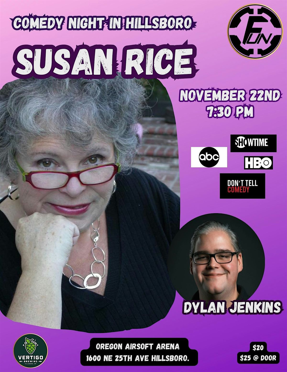 Comedy Night in Hillsboro:  Susan Rice