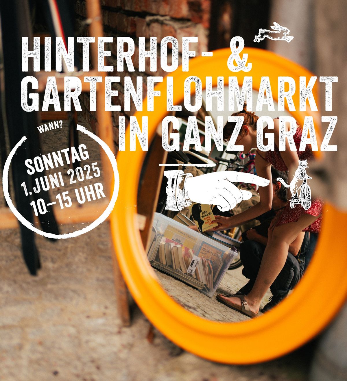 Der gro\u00dfe Hinterhof- und Gartenflohmarkt in ganz Graz #9 \u2013 #gegenrechts