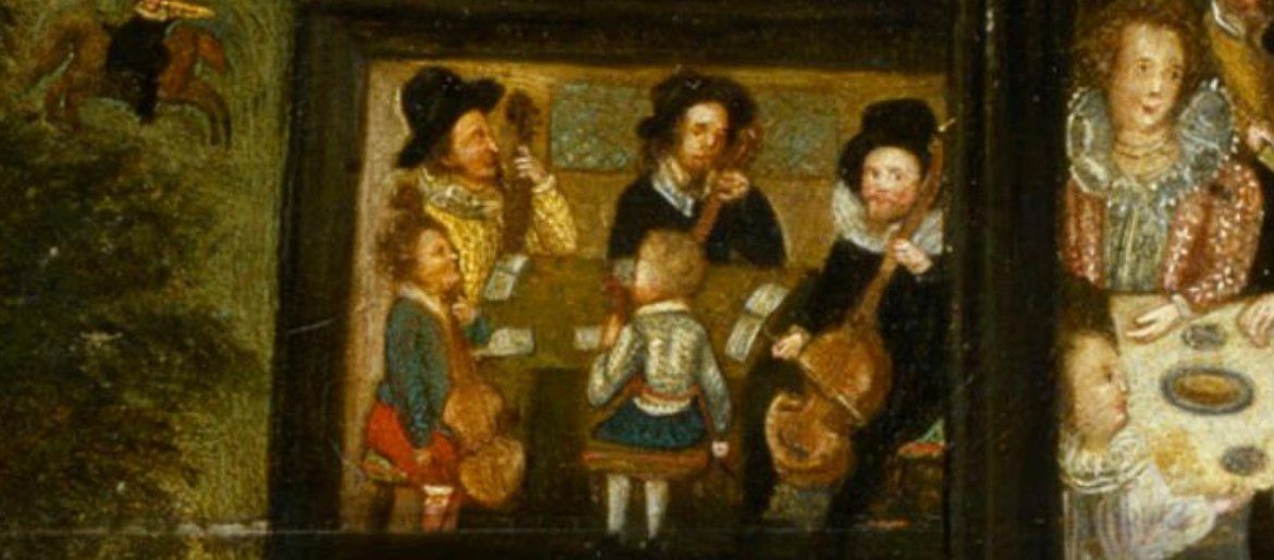 Corvedale Festival. \u2018Vialles greate and small' The origins of the viol consort in England 