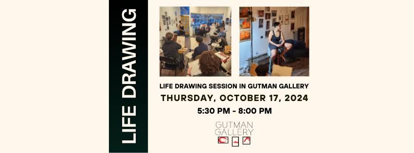 Life Drawing in Gutman Gallery