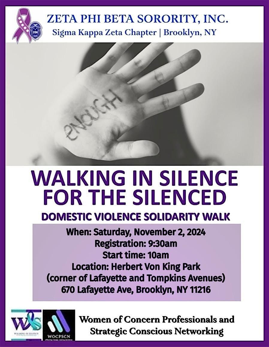 Walking in Silence for the Silenced